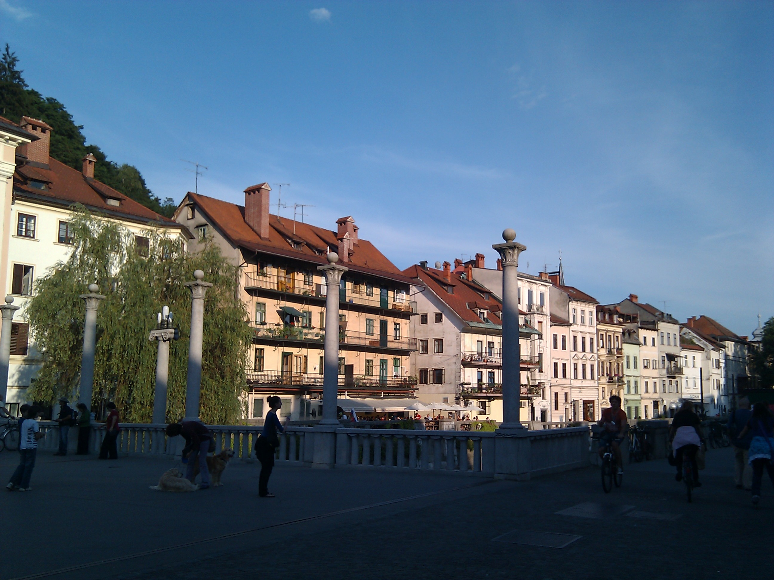 A quick snap of the Bridge that spans the waters of Ljubljanica