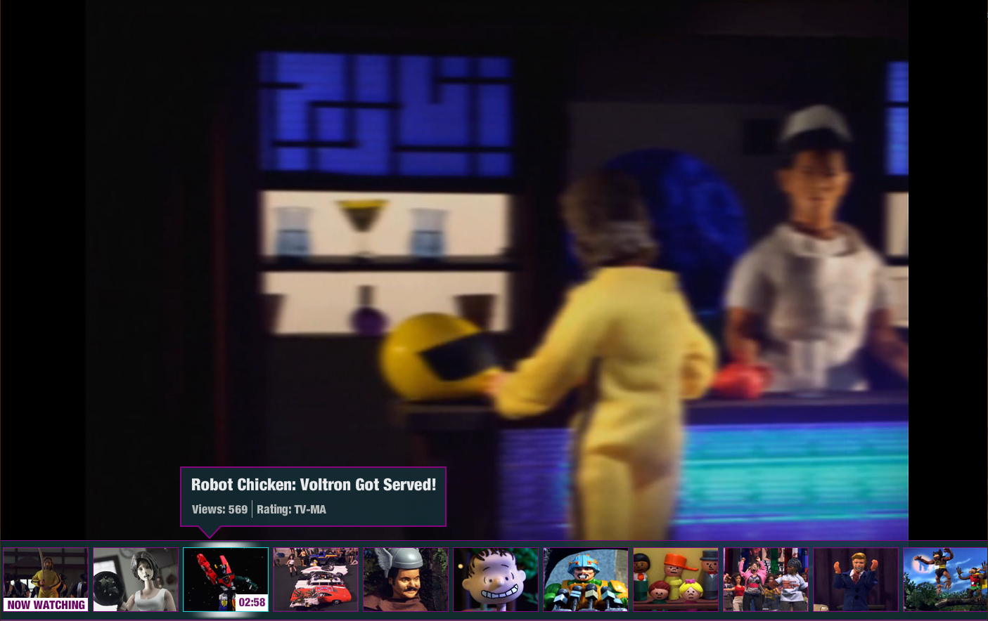 Adult Swim app for Google TV