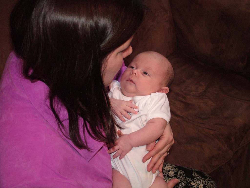 Aunt Amy getting some quality time with Jakob
