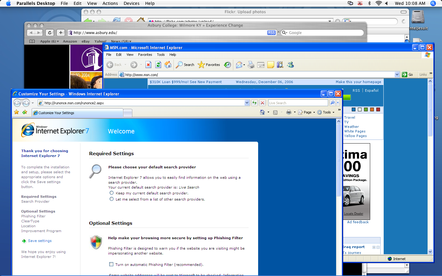 Daily Screenshot: Browser Testing