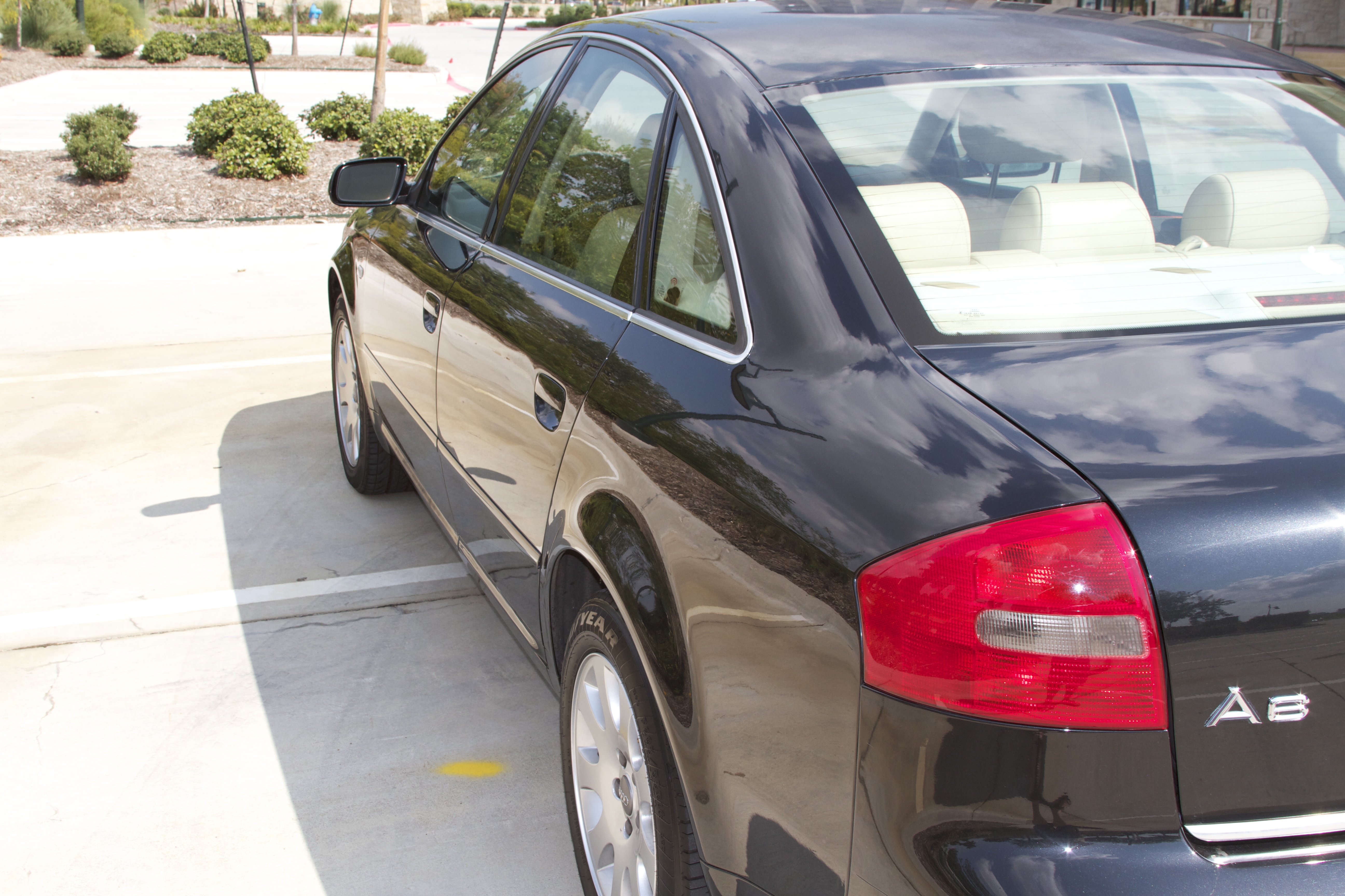 Drivers side view. Sleek.