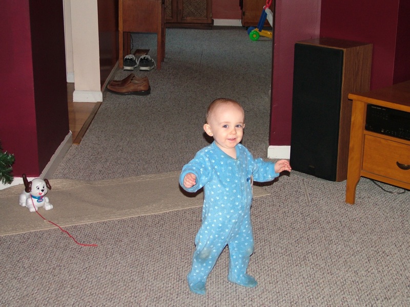 Finally walking