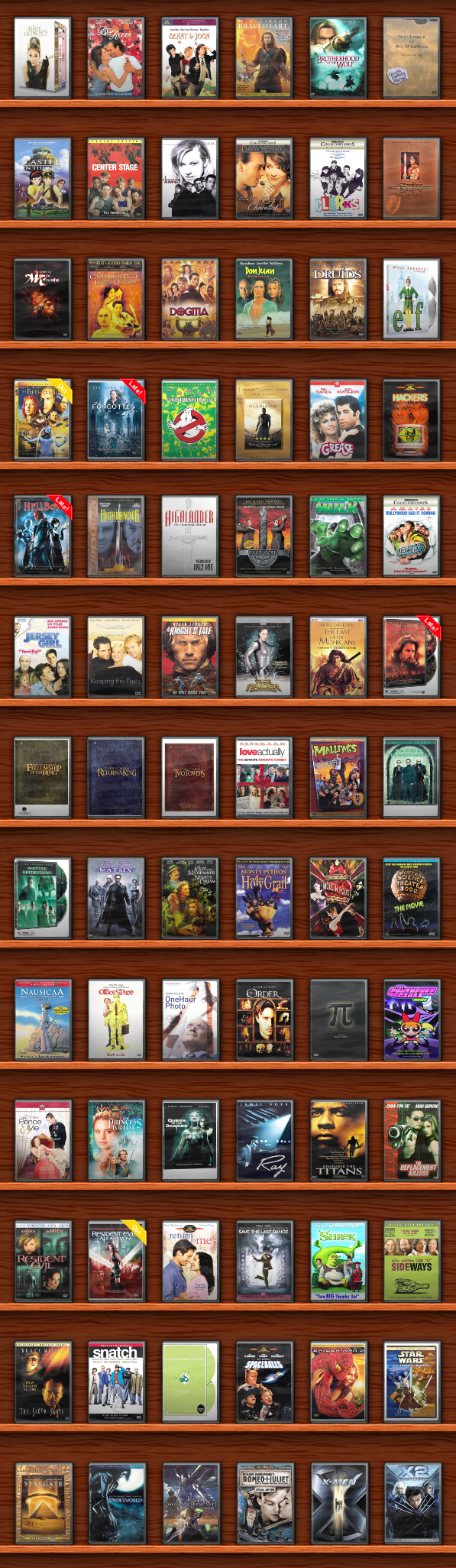 Full... I think, DVD Library