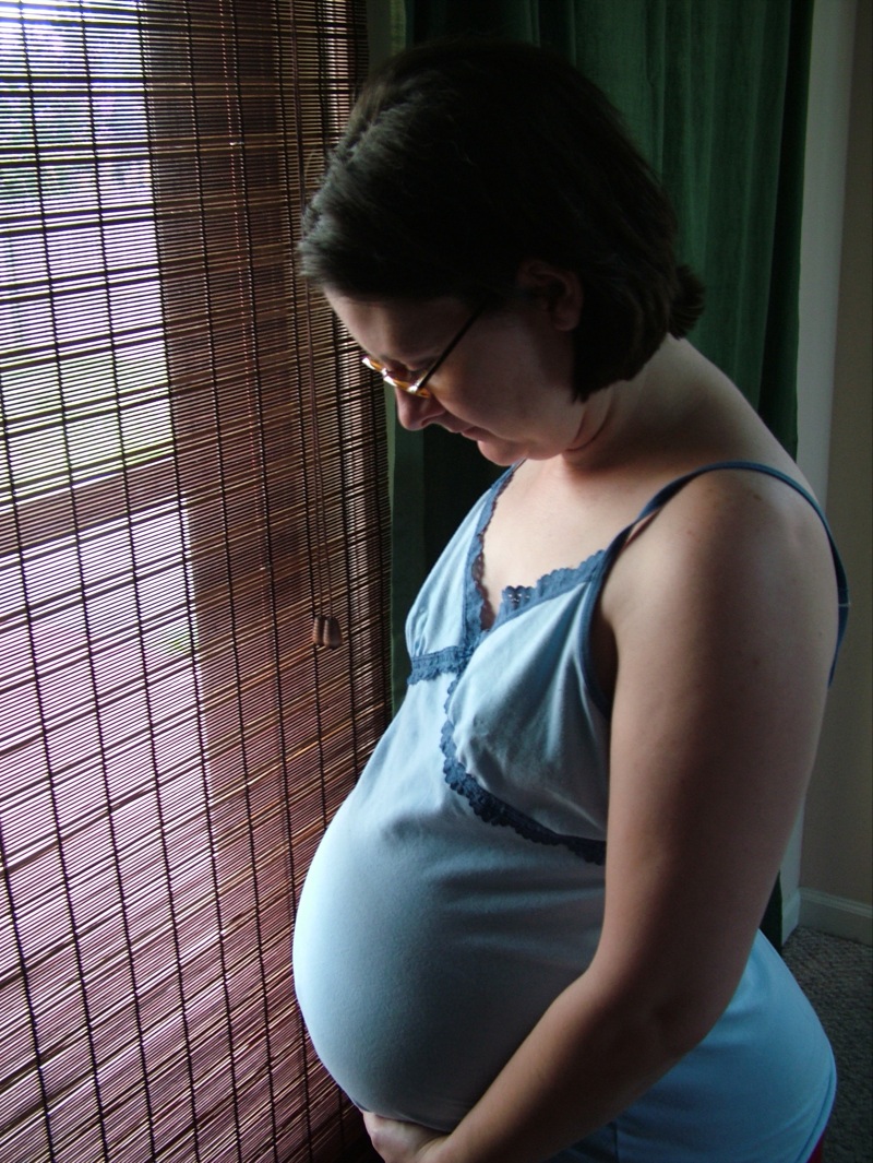 Heather at 36 weeks
