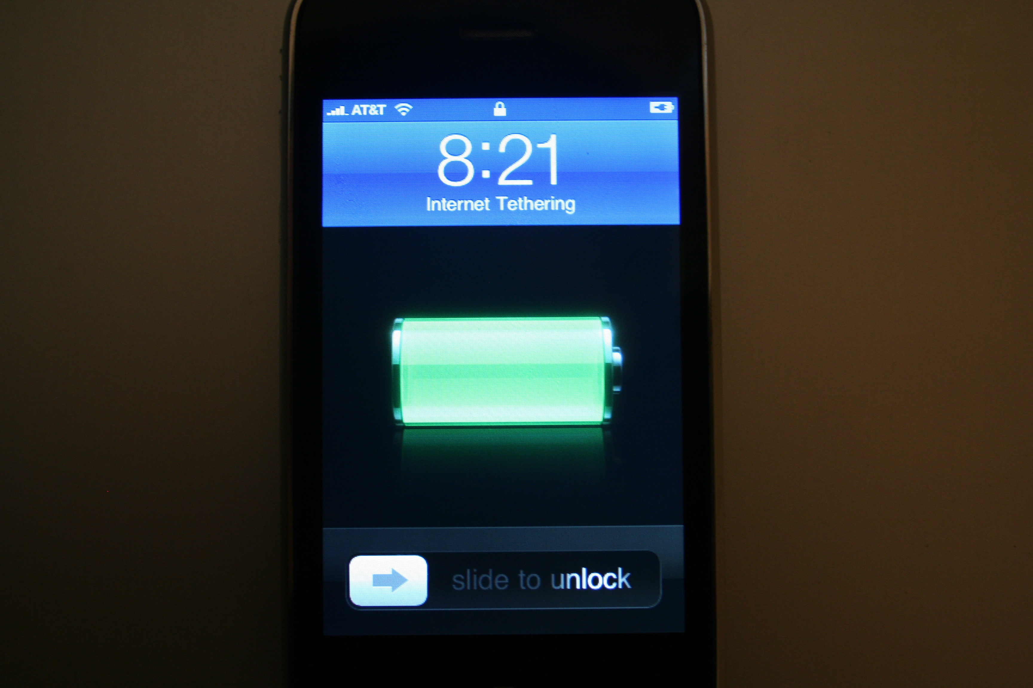 Iphone tethering