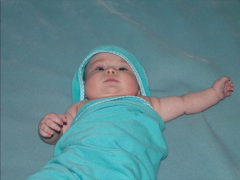 Jakob all wrapped up
