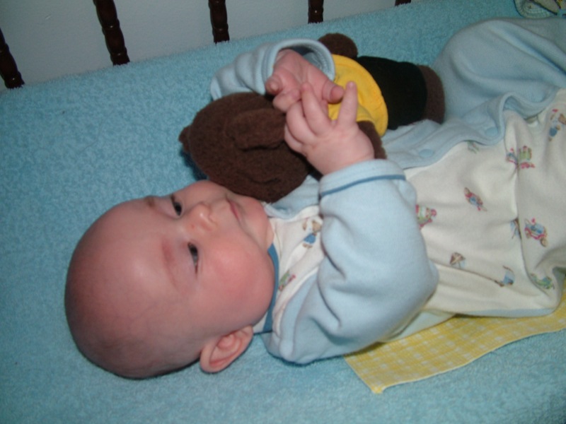 Jakob and his Star Trek Teddy