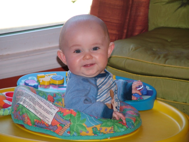 Jakob enjoying play time