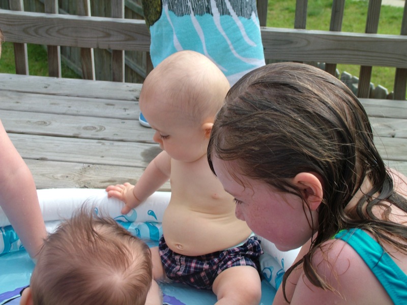 Jakob in the Baby Pool