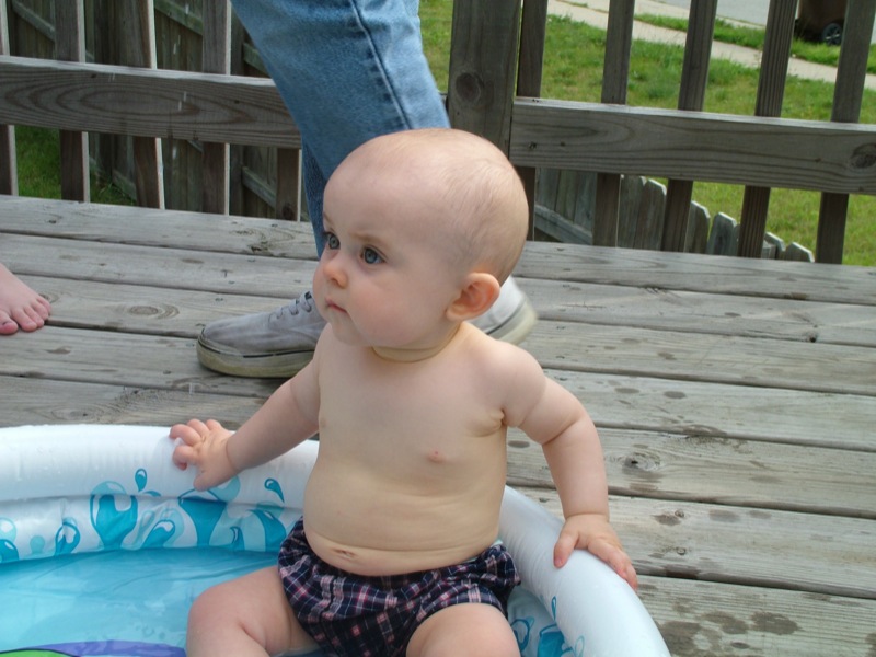 Jakob in the Baby Pool