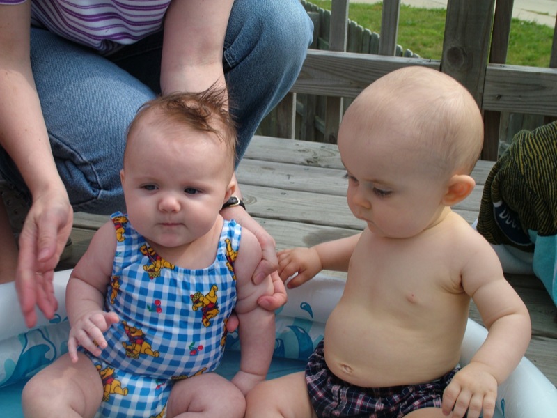 Jakob in the Baby Pool