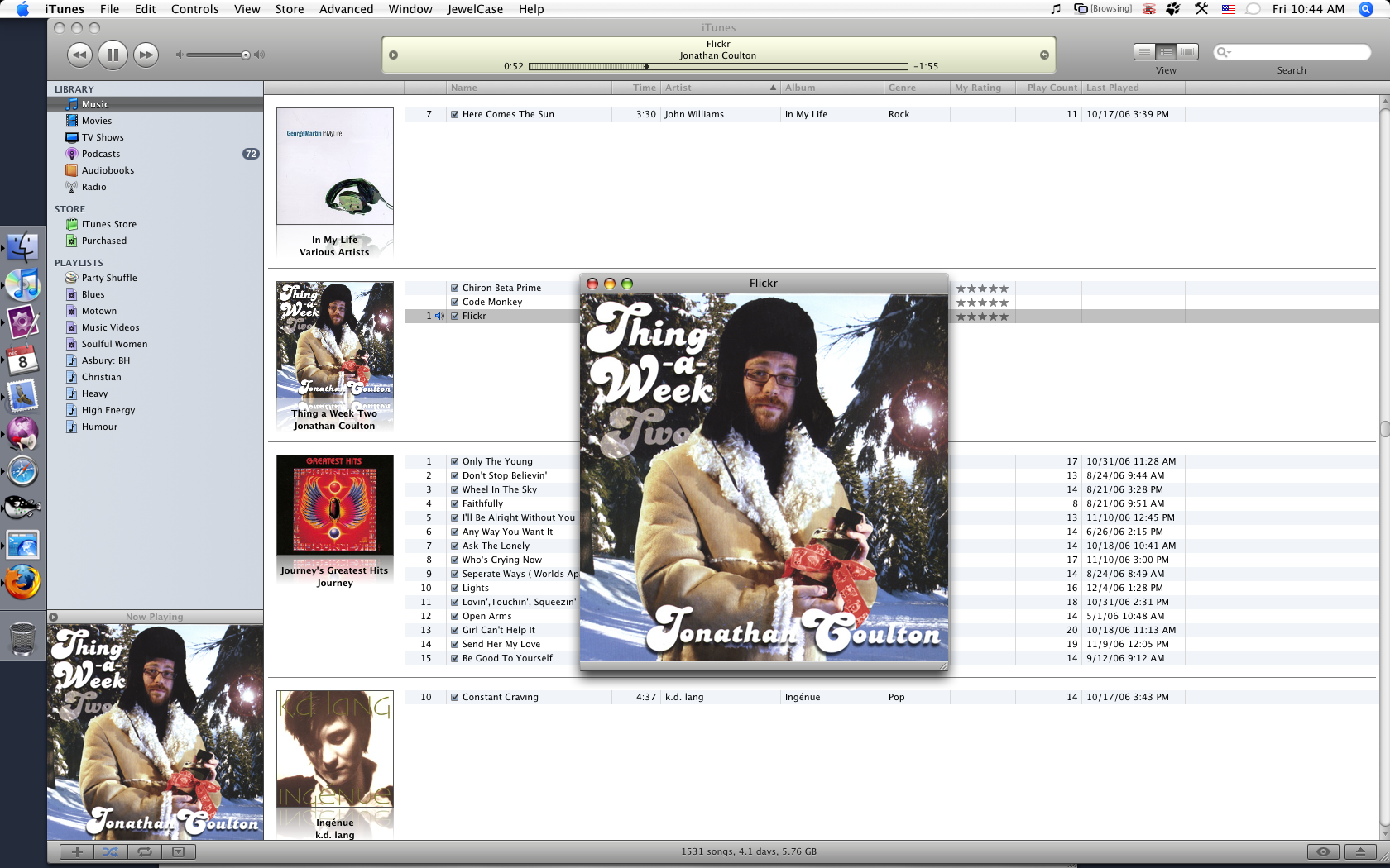 Now Playing: Flickr by Jonathon Coulton