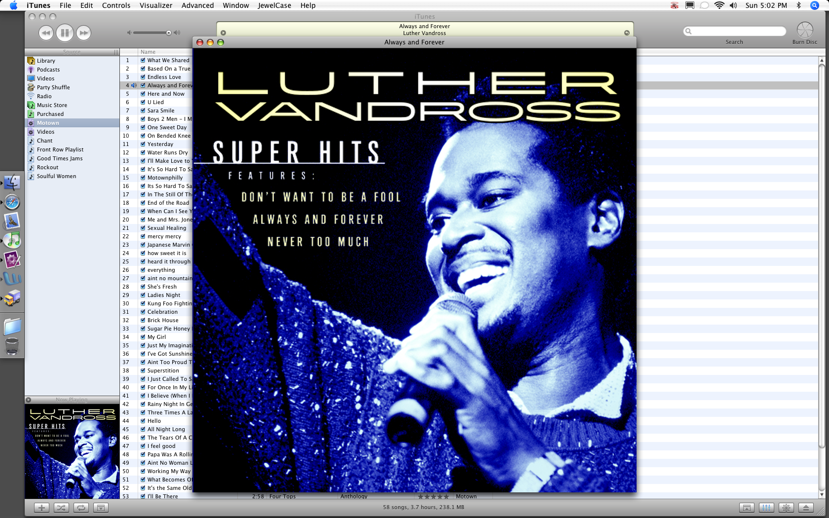 Now Playing: Luther Vandross