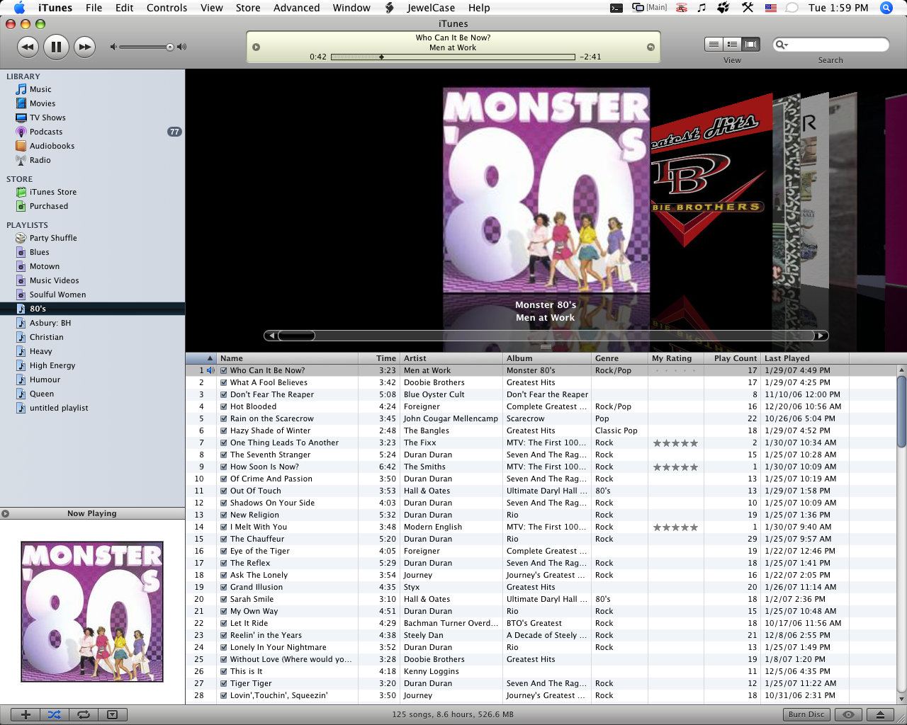 Now Playing: Men at Work