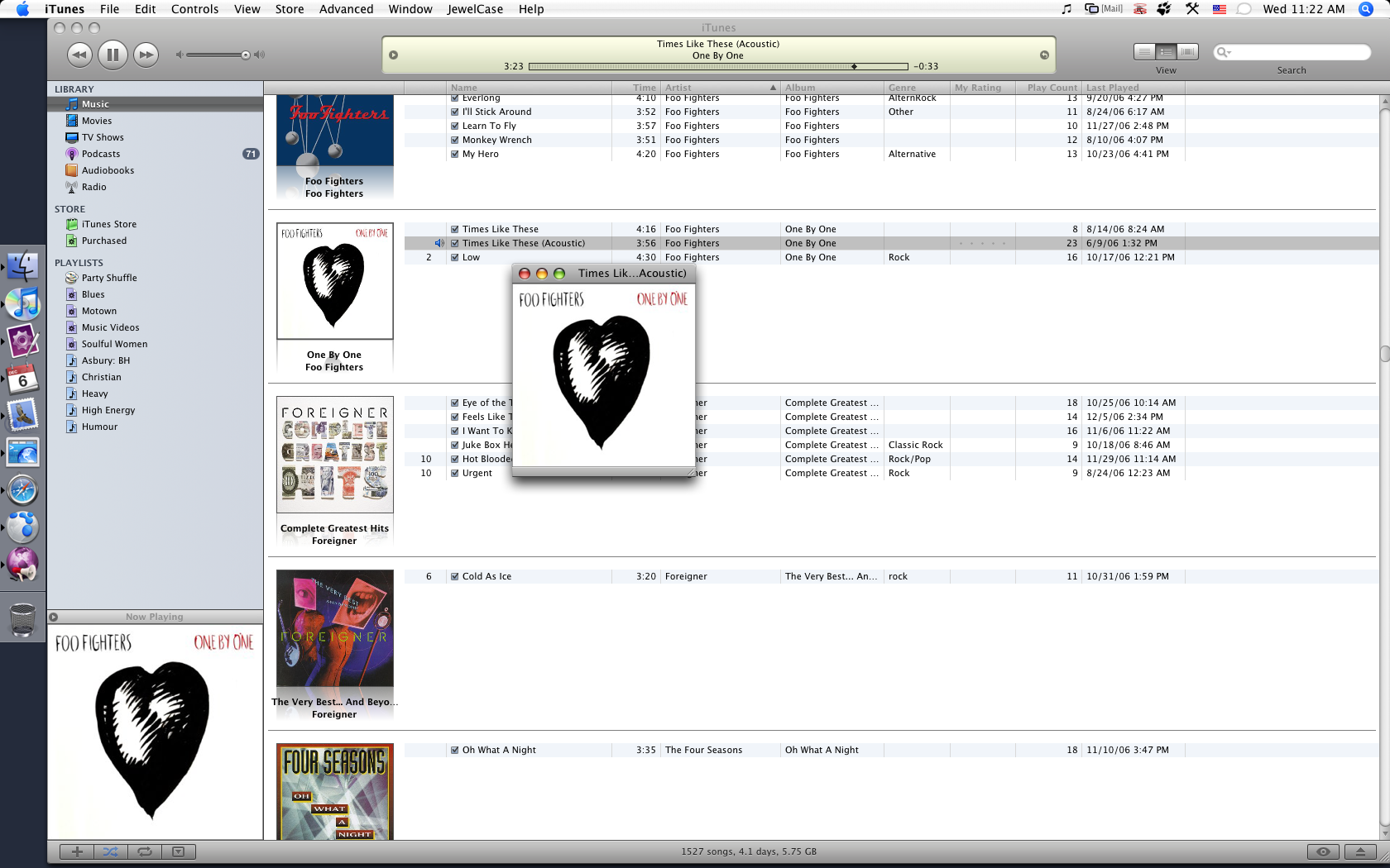 Now Playing: Times Like These (Acoustic)