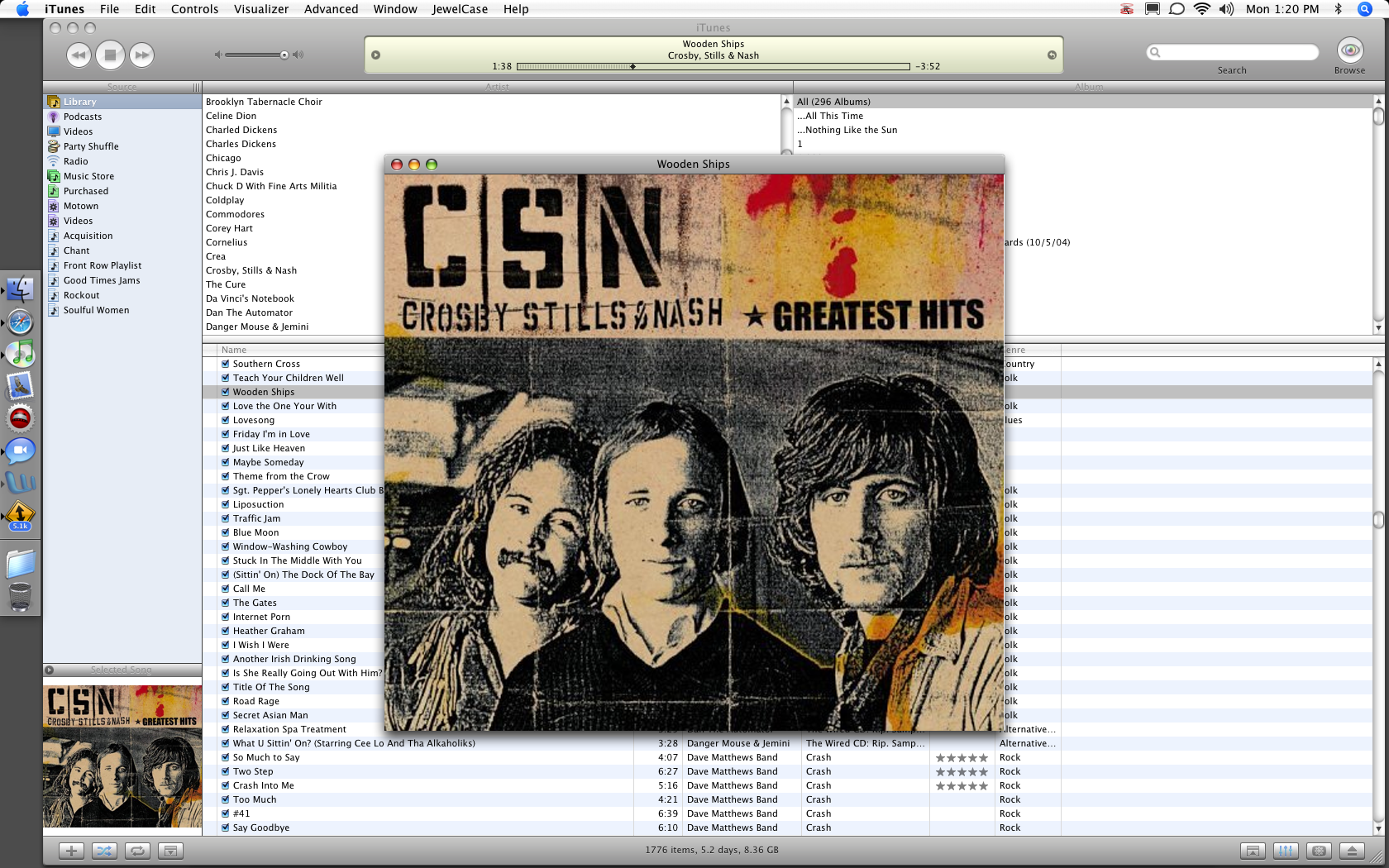 Now Playing: Wooden Ships by CSN