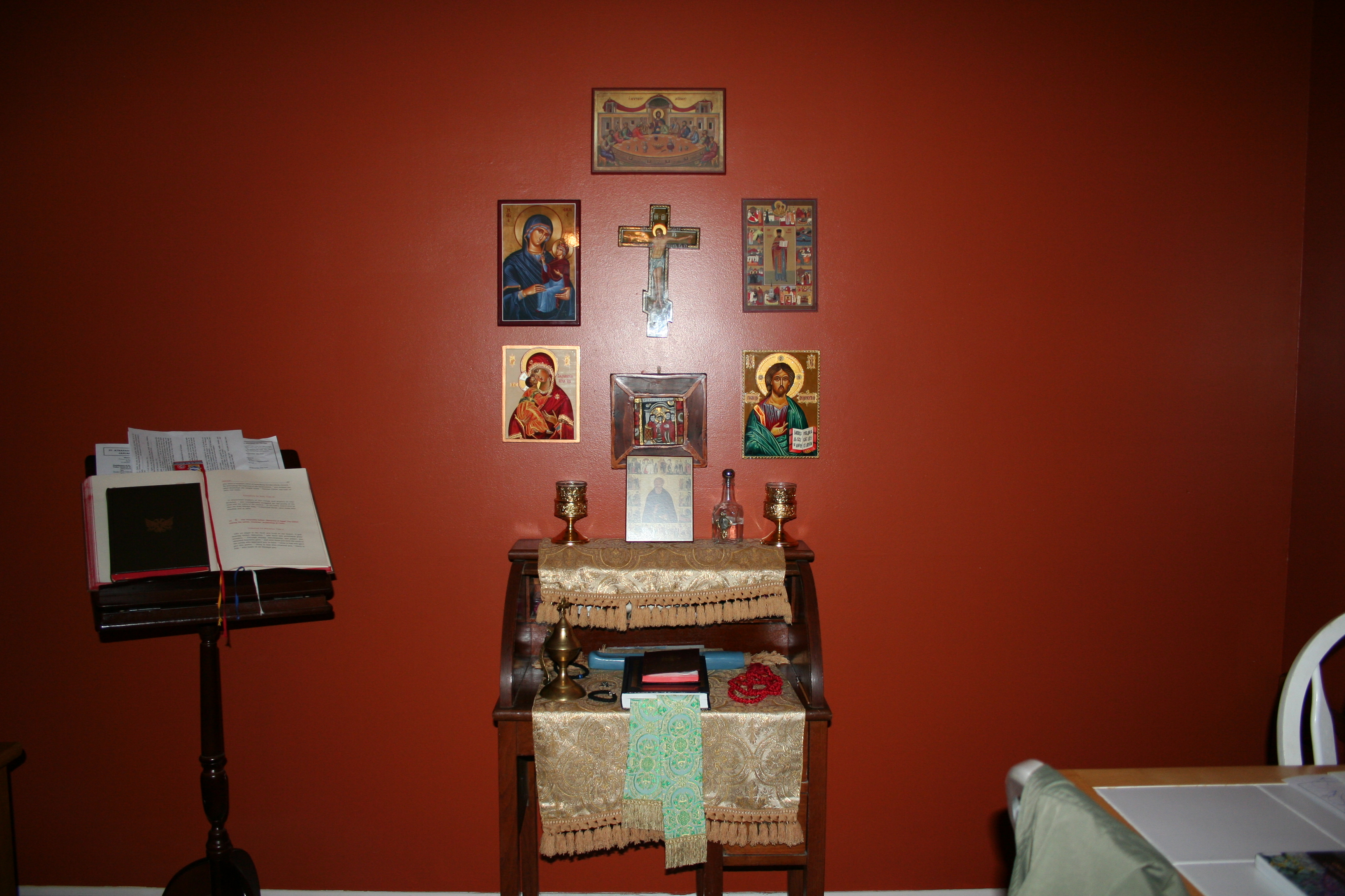 Our current home altar