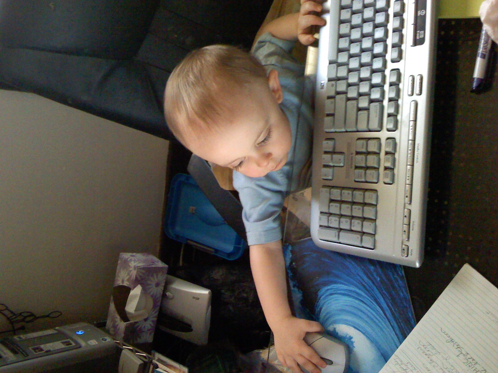 Playing with NaNa's Computer, for once.