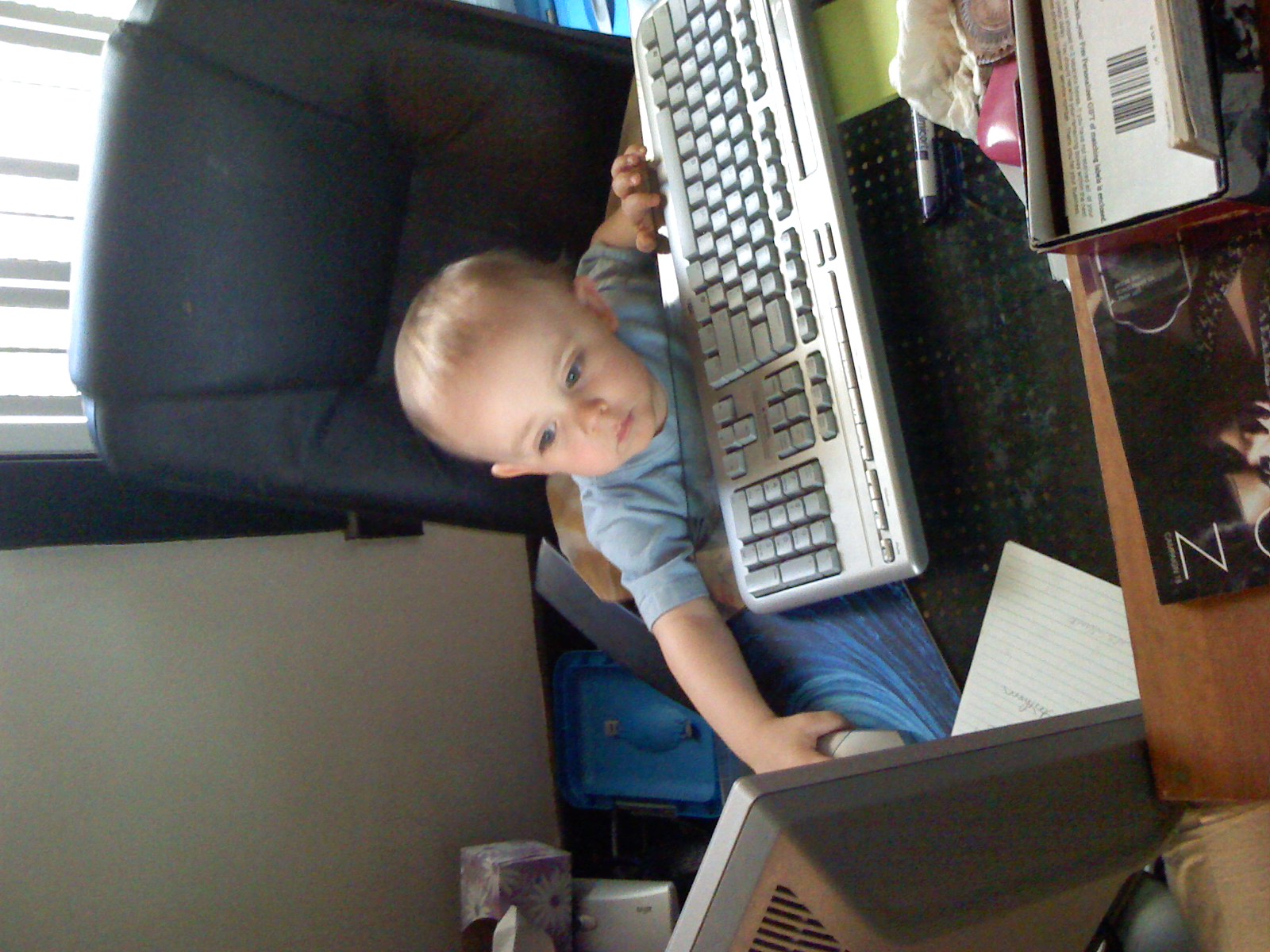 Playing with NaNa's Computer, for once.
