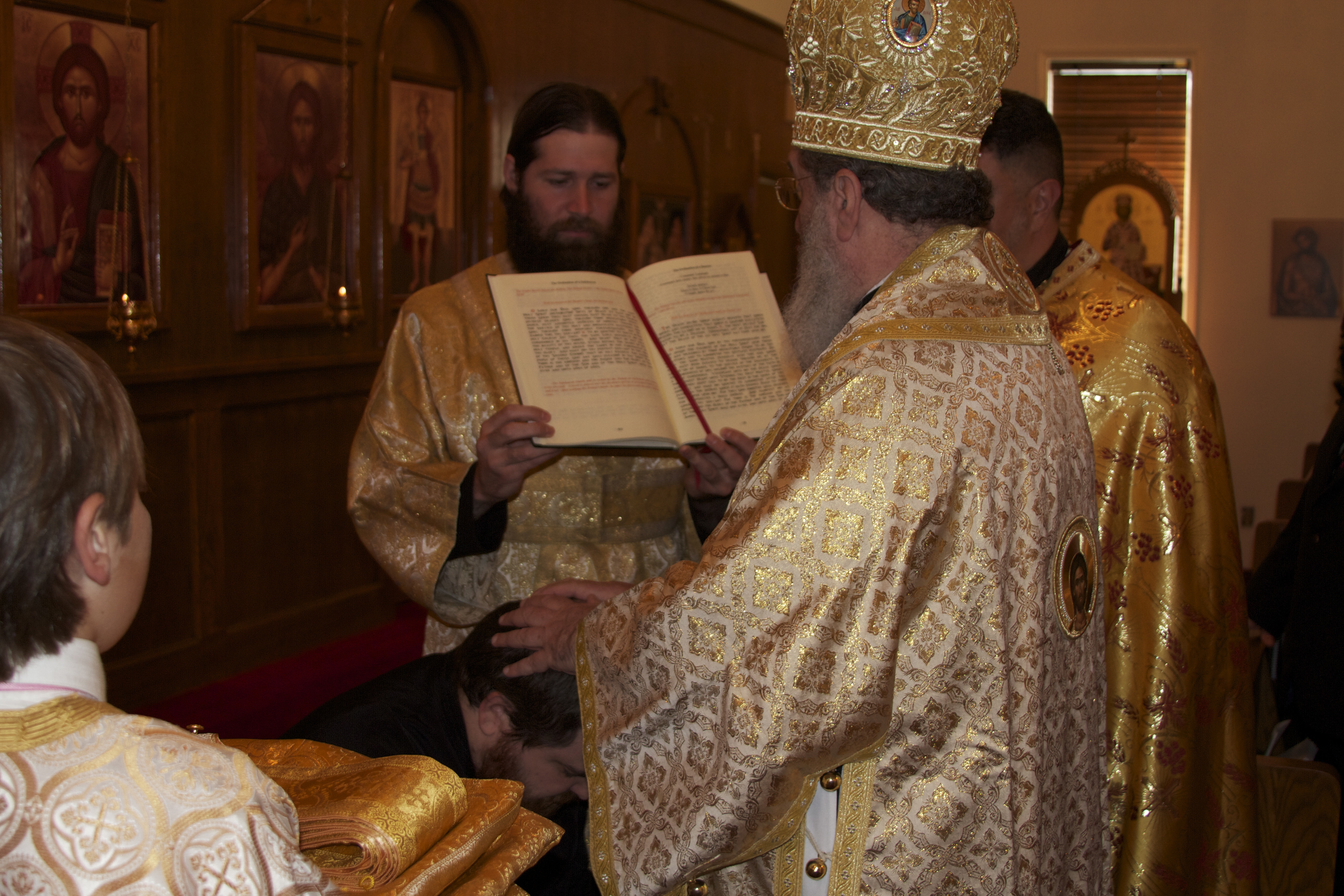Prayers and blessing of Vestments