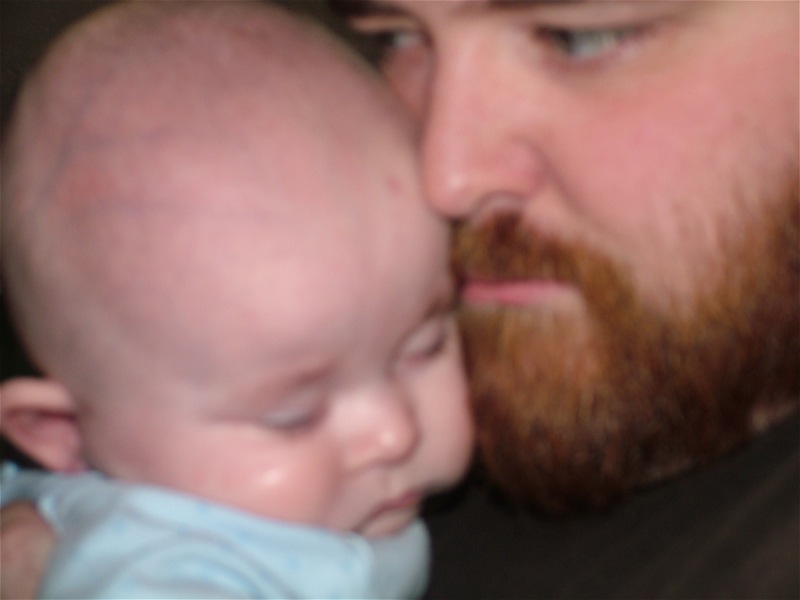 Sleepy time on Daddy