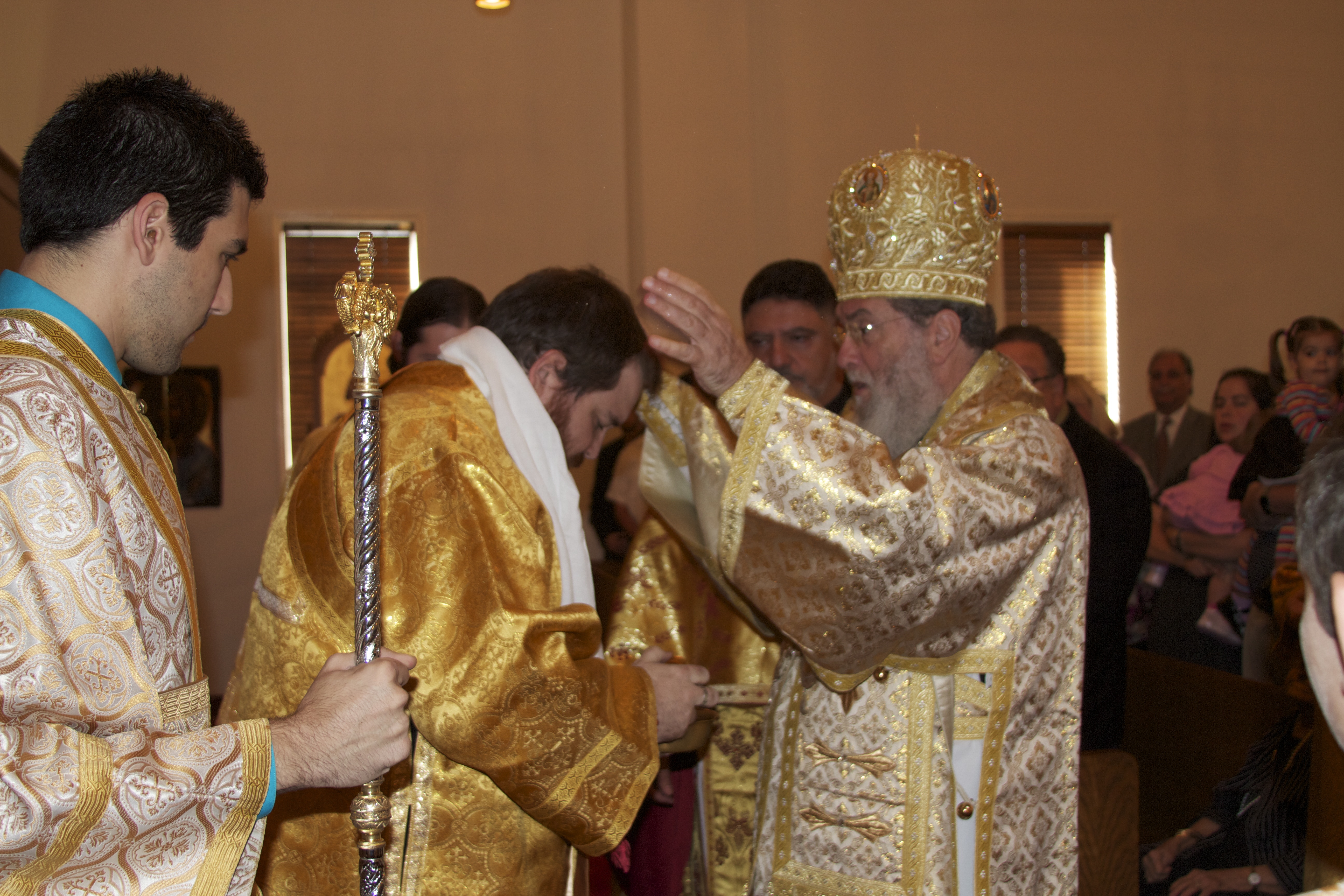 The First Liturgical Act — Washing the Bishops Hands