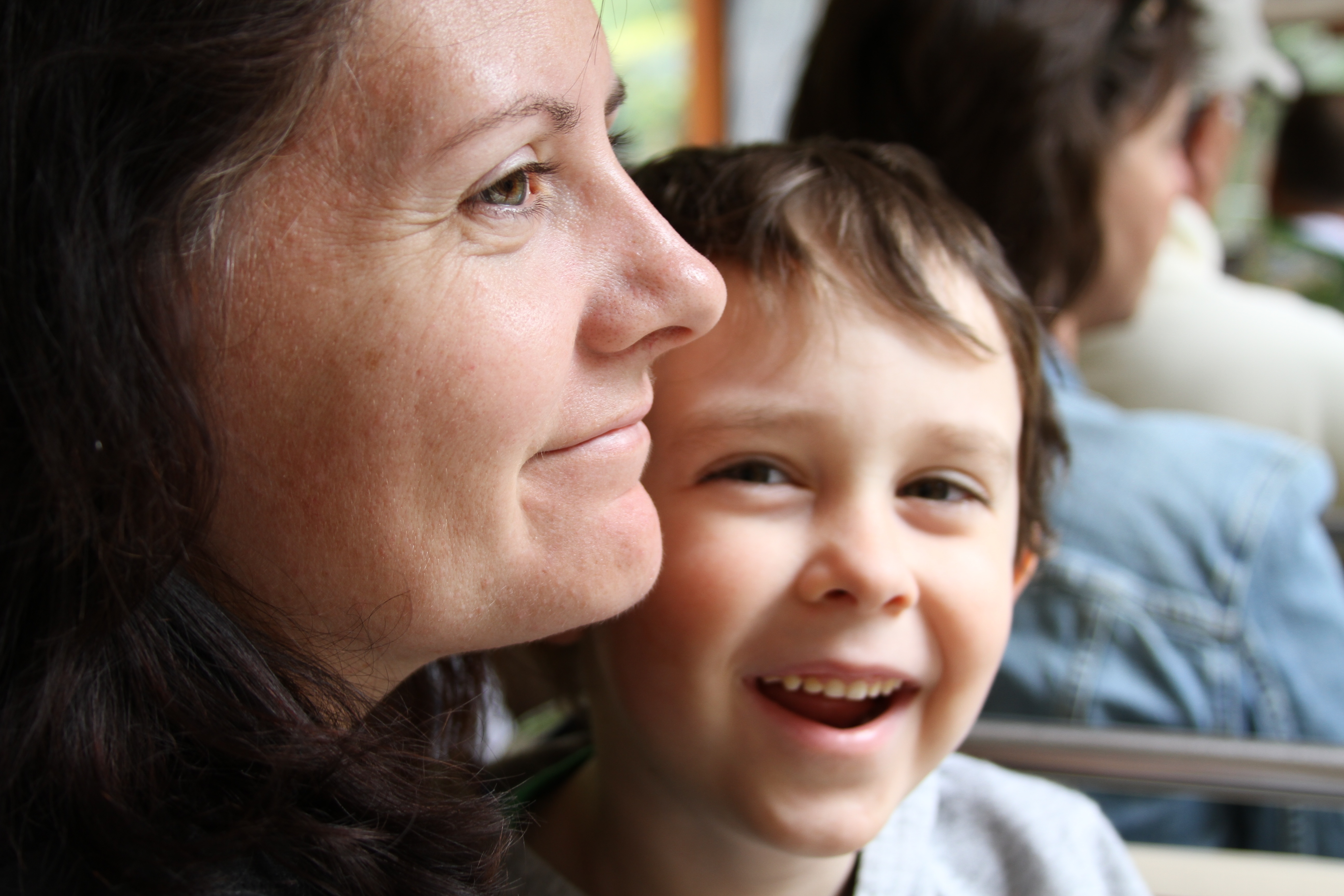 The Wife and my Boy, at the San Diego Zoo