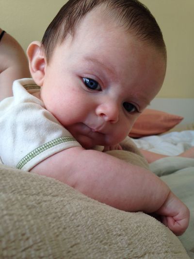 Adorable baby.