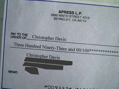 My Check for writing Blog Design Solutions
