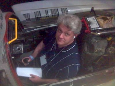 Fun Times at the Airforce Museum - Gideon in the cockpit