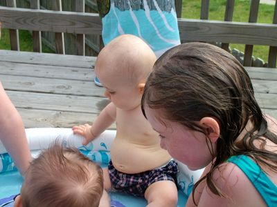 Jakob in the Baby Pool