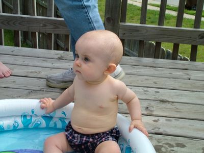 Jakob in the Baby Pool