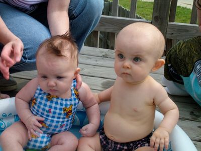 Jakob in the Baby Pool