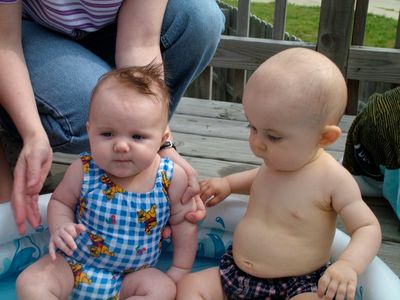 Jakob in the Baby Pool