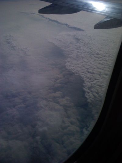 Clouds on the trip home