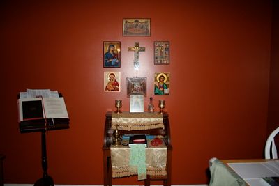 Our current home altar