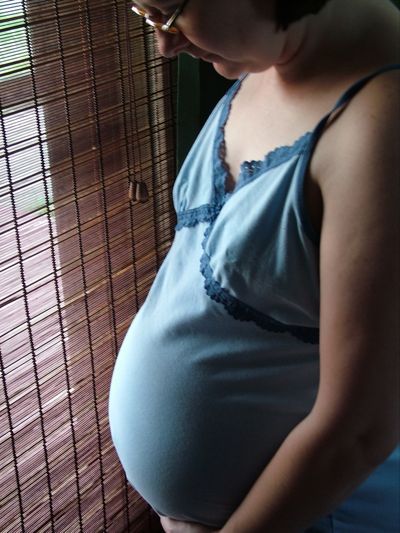 Heather at 36 weeks
