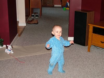 Finally walking