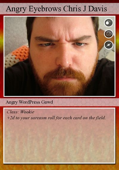 #wordpress Trading Card