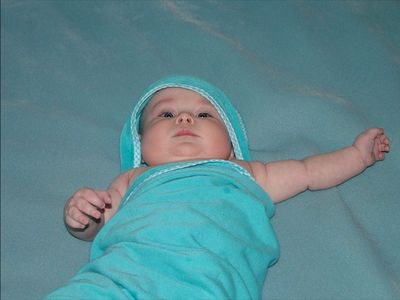 Jakob all wrapped up