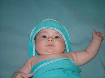 Jakob all wrapped up