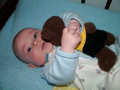 Jakob and his Star Trek Teddy